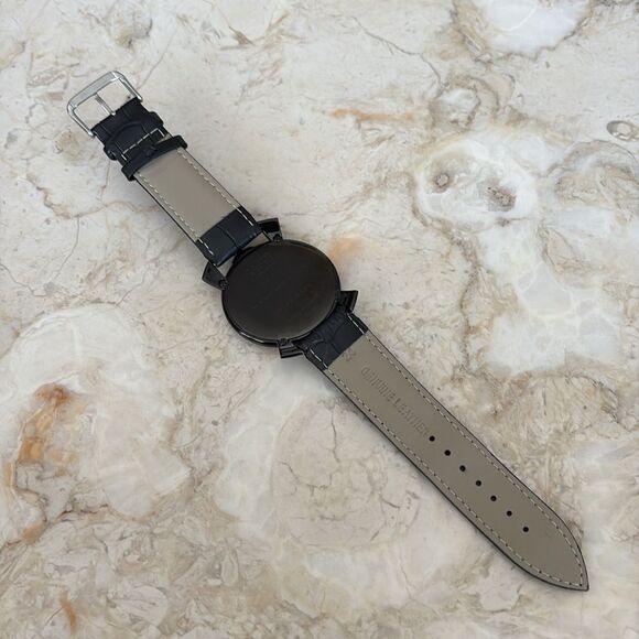 GaGa MILANO Manuale Thin 46mm 5092 Black Dial Quartz Analog Watch - Picture 10 of 10